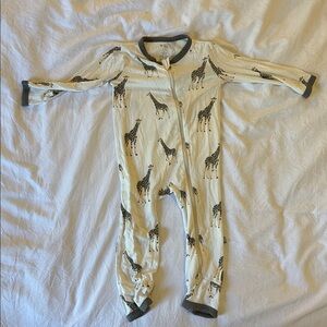 Giraffe Print Baby Onesie